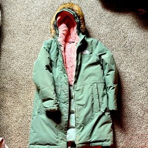 North Face Girls Arctic Parka (L) DryVent 600